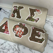 Load image into Gallery viewer, Designer Gucci Floral Greek Letters
