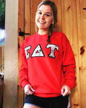 Load image into Gallery viewer, Custom Greek Letter Crewneck