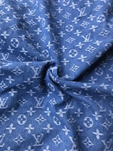 Load image into Gallery viewer, Designer Denim Louis Vuitton Greek Letters
