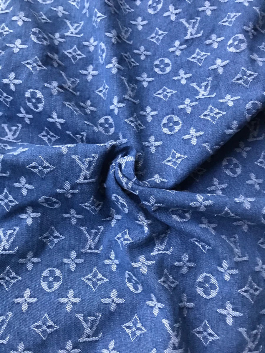 Designer Denim Louis Vuitton Greek Letters