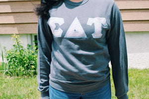 Custom Greek Letter Crewneck