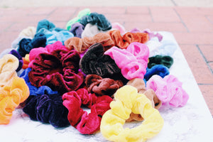 Velvet Scrunchies